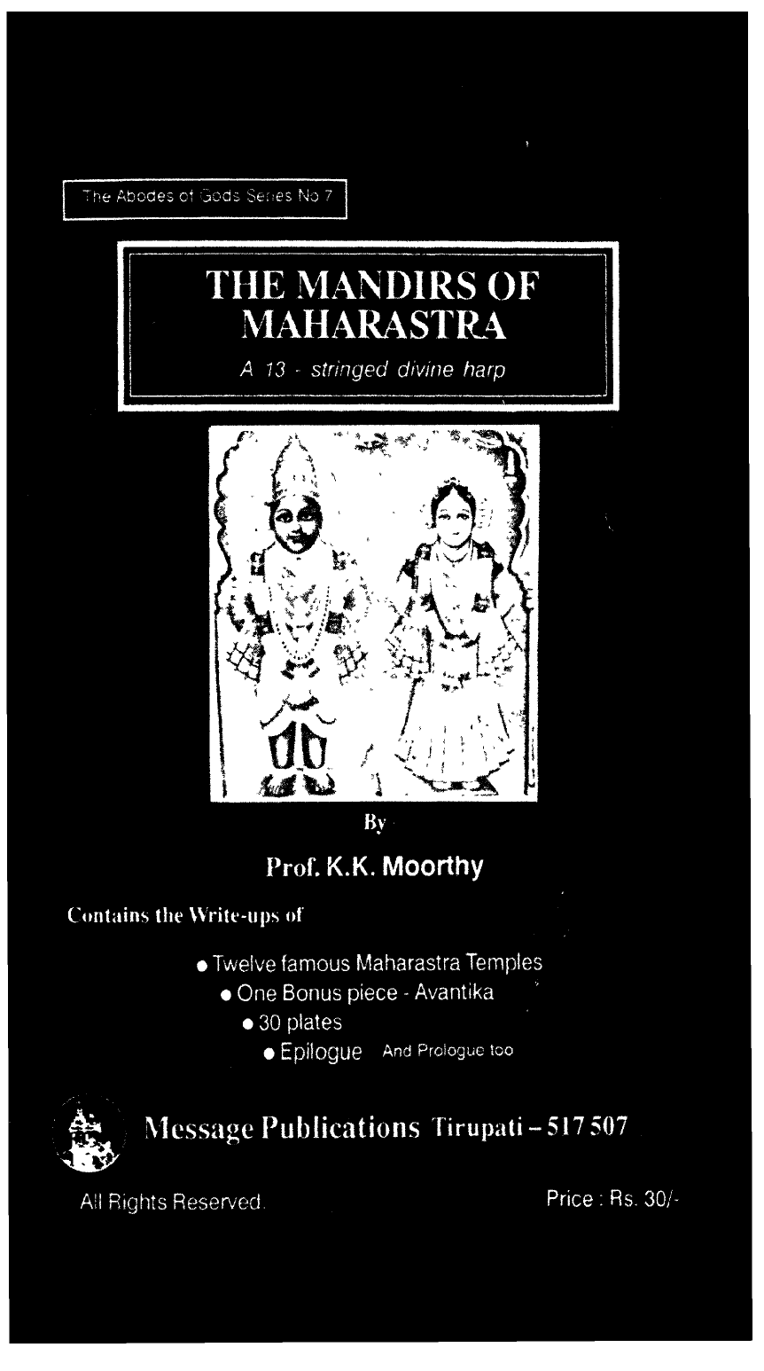 The Mandirs Of Maharastra